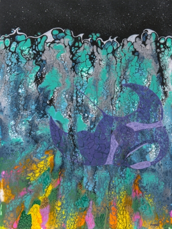 Midnight Swim by artist Alison Centerwall